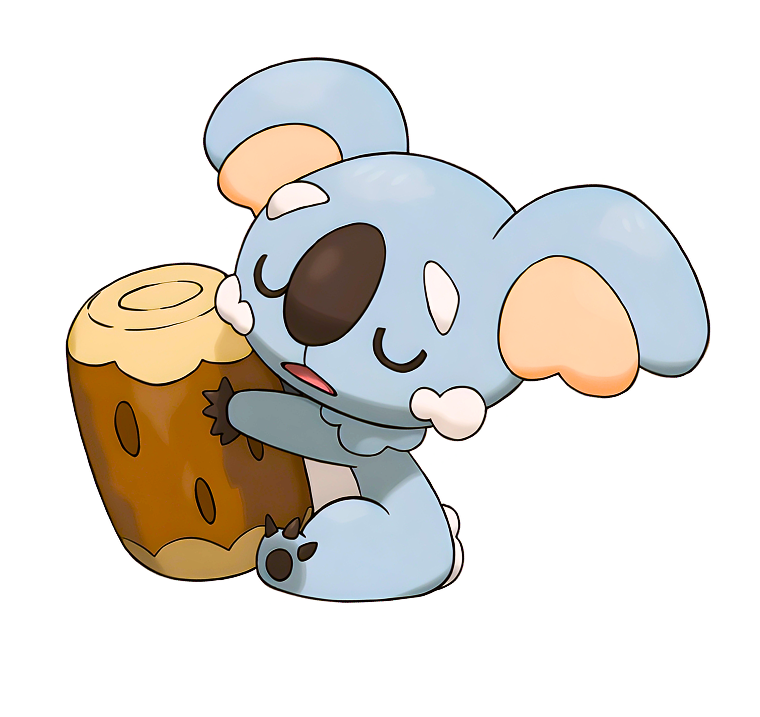 A Pokemon called Komala from which a speech bubble comes from.