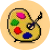 Link to Gallery. The image is an old Windows icon of Paint.