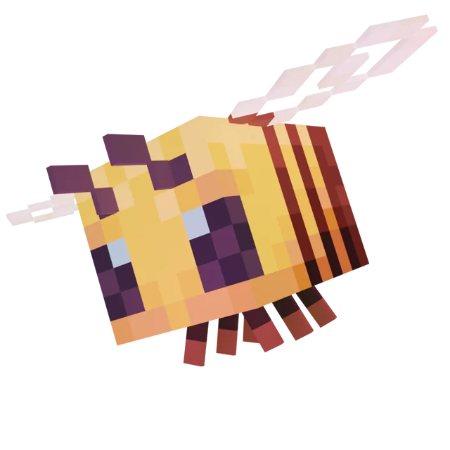 foreground bee