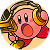 Link to Blog. The image is a Kirby with the mike ability.