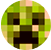 Link to About. The image is the face of a Minecraft creeper.
