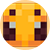 Link to Home. The image is the face of a Minecraft bee.