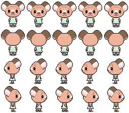 Melba spritesheet