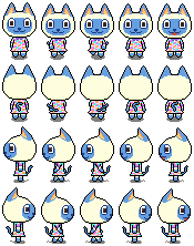 Mitzi spritesheet