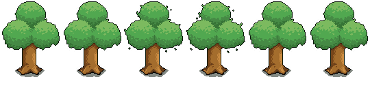 Tree spritesheet