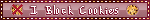 Link to the creator. The image is a blinkie that reads 'I block cookies'