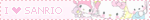 Link to where I found it. The image is a blikie that reads 'I love Sanrio' with My Melody, Hello Kitty and Pochaco in the background.