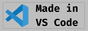 Link to where I found it. The image is a button that says 'Made in VS Code'