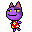 Link to the where I found it. The image is a pixel art of Bob from Animal Crossing