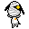 Link to the where I found it. The image is a pixel art of Lucky from Animal Crossing