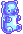 Link to the creator. The image is a blueberry gummy bear.
