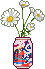 Link to the creator. The image is a bouquet of daisies in a can.