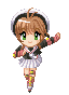 Link to where it was found. The image is Sakura skating with her rollers (from Sakura Card Captor)