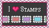 Link to where I found it. The image is a stamp that reads 'I love stamps'