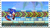 Link to where I found it. It's a stamp that shows Sonic running through different iconic scenarios from his games