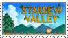 Link to the creator. It's an image of the game Stardey Valley with its title.